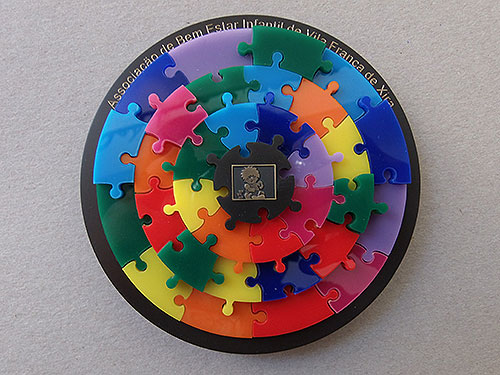 Medalha Comemorativa doa 40 Anos da Associa&ccedil;&atilde;o de Bem Estar Infantil de Vila Franca de Xira