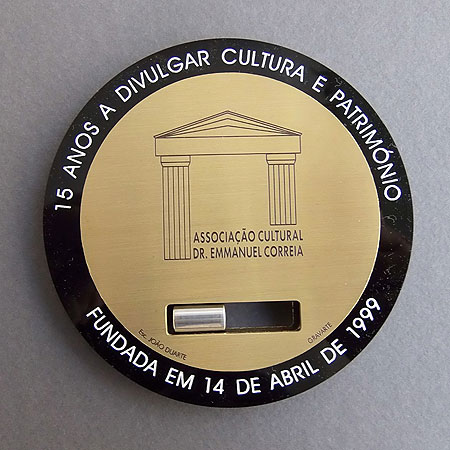 Medalha Comemorativa dos 15 Anos da Funda&ccedil;&atilde;o Dr. Emmanuel Correia